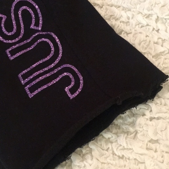 Black Joggers with Glitter JUSTICE - Picture 2 of 7